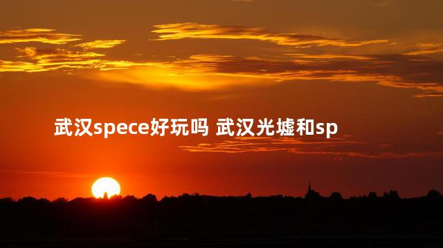 武汉spece好玩吗 武汉光墟和space哪个好